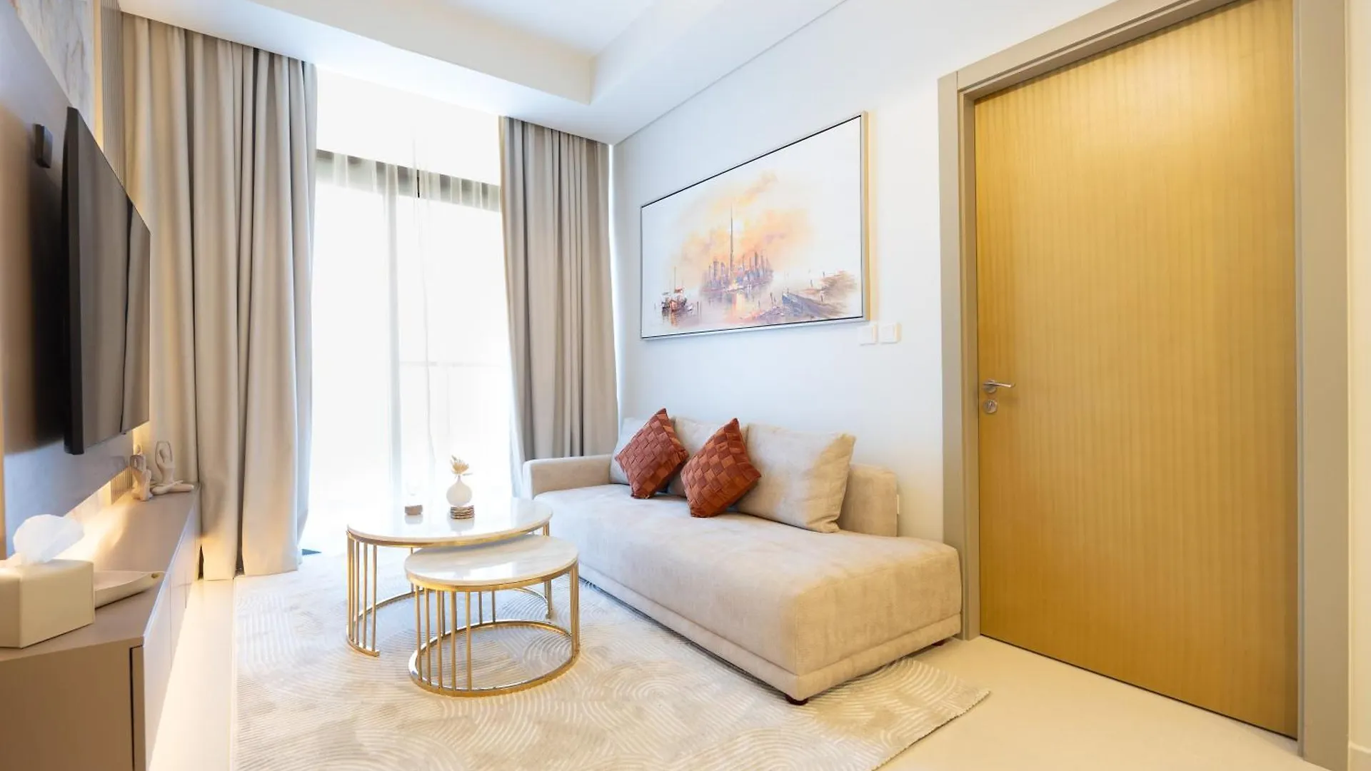 Keyrock Living - Elegant 2Br Escape With Mesmerizing City Views Dubai 0*,